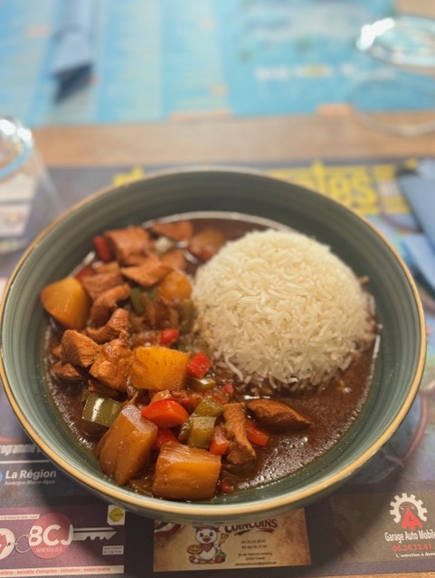 Plat gourmand préparé sur place