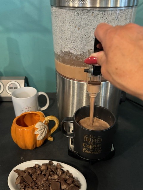 Préparation d'un café
